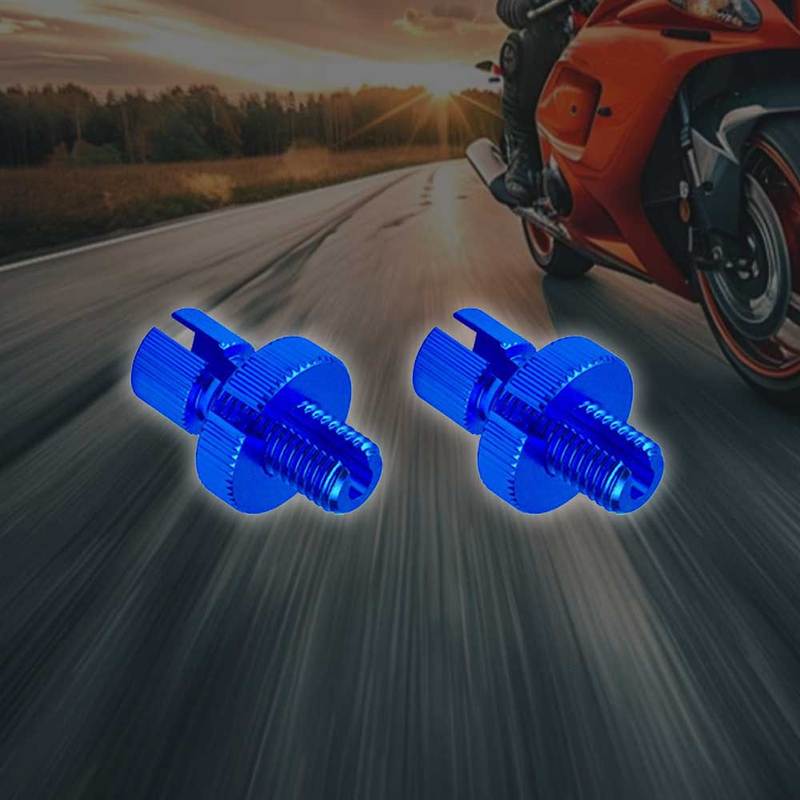 2pcs Motorcycle Handle Brake Hose M10 Screw Motorcycle Clutch Cable Aluminum Adjuster Clips Motorcycle Brake Cable Fixing Screws
