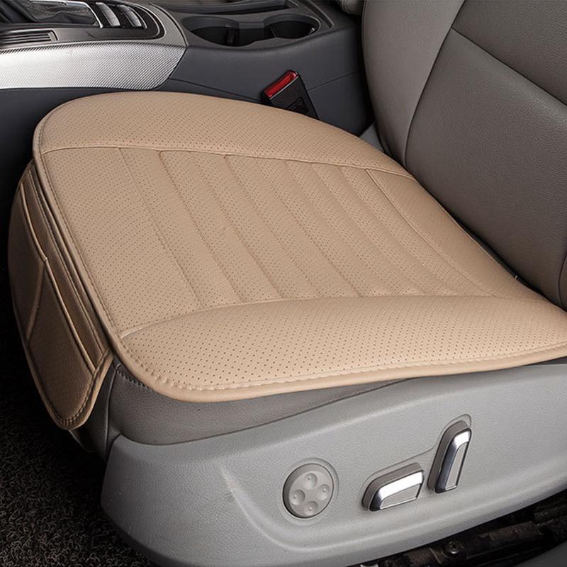 Breathable PU Leather Bamboo Charcoal Car Interior Seat Cover Cushion Pad for Auto Supplies Office