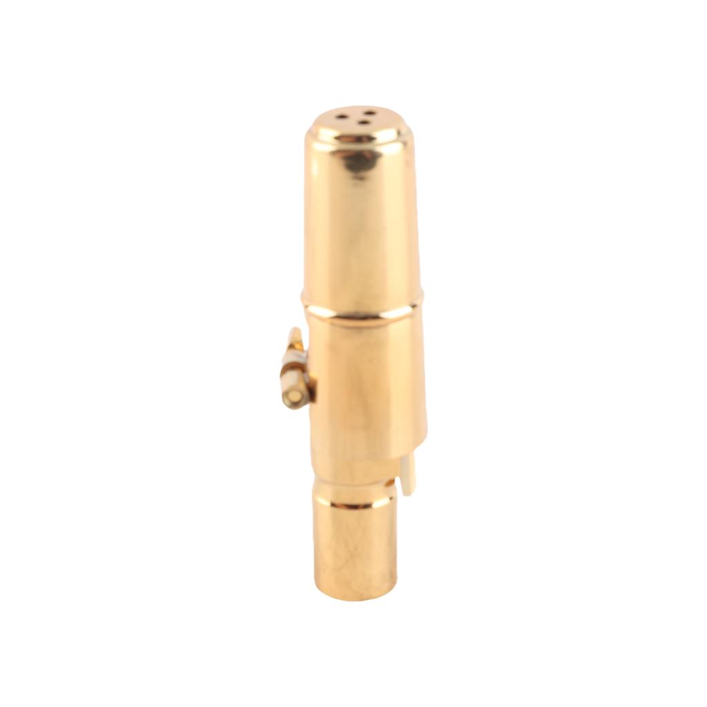 7C Tenor Saxophone Mouthpiece Musical Instrument Accessories Brass Material with  Cap Buckle Patch