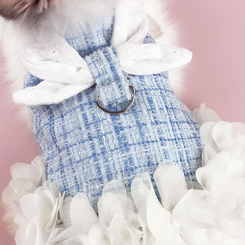 Pet Rabbit Dress Breathable Small Animal Harness Vest and Leash Set Escape Proof Cute Costume for Small Hedgehog Hamster