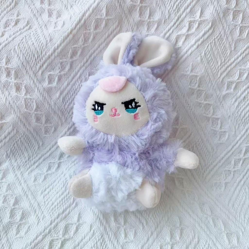 Cute Rabbit Plush Keychain With Embroidery Design For Kids And Collectors