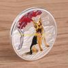 F26C 2018 Dog New Year Commemorative Coin Gift Souvenir Decoration Golden Silver Puppy