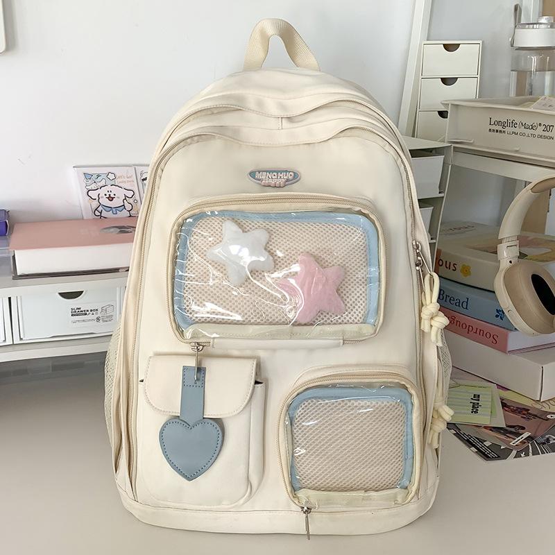 Children's Schoolbags Elementary School Girls Junior High School College Students Two Piece Set Large Capacity Backpacks