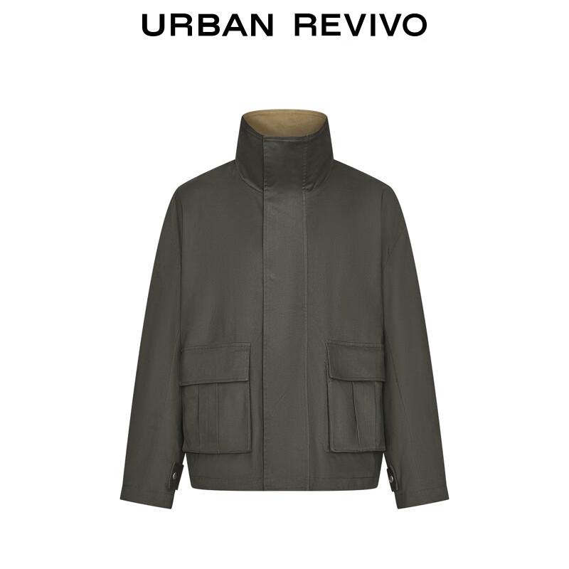 UR2025 Men's Winter Workwear Stand Collar Pocket Jacket