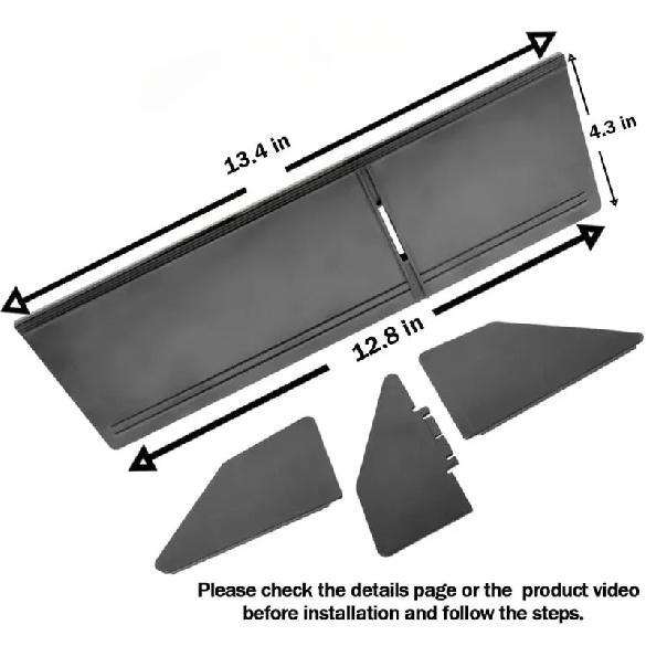 For RAV4 2024 2023 2022 2021 2020 2019 Glove Box Organizer Compatible Insert Glove Compartment Dividers Car Interior Accessories
