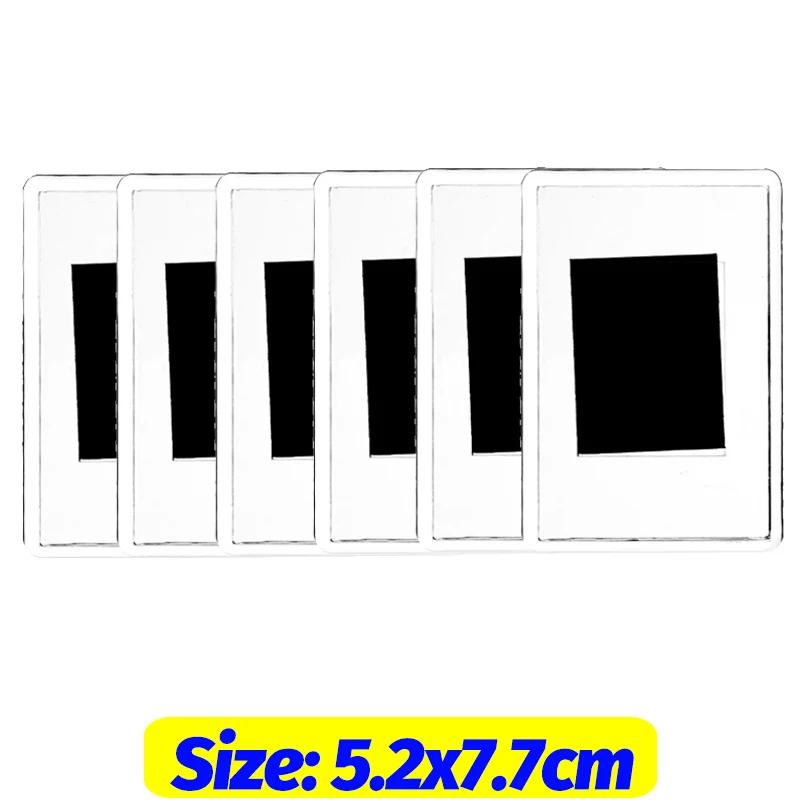 

5/10PCS Clear Magnet Photo Frames Acrylic Insert Photo Holders Magnetic Fridge Picture Display Frame Home Office Storage Tools 5PCS