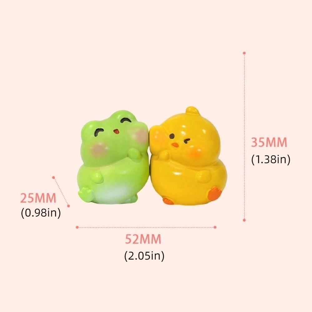 8pcs/set Desk Ornament Screen Animal Model Computer Display Center Console Doll  Monitor Screen