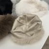 Winter warm hat women's imitation fur long rabbit fur dome fashion ear protection cold pullover hat northern wind and snow hat