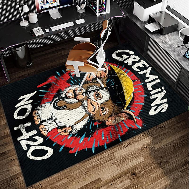 Mysterious Little Monster Office Rug Chair Mat, Game Carpet, Suitable for Front Door, Bedroom, Living Room, Desk, Holiday Gift