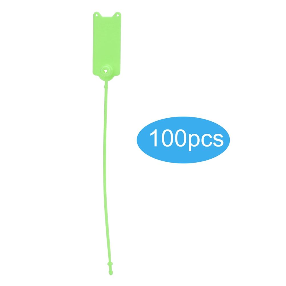 100 szt. 195 mm jednorazowe opaski zaciskowe do kabli, zabezpieczające przed kradzieżą, samozaciskowe opaski na ubrania, walizki, buty, torby