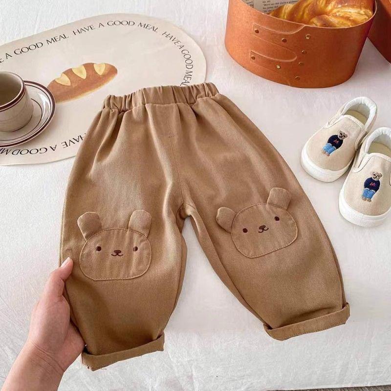Kinder Frühlingsmode 3D Niedliche Bärenhose - Entzückende lange Hosen für Jungen und Mädchen