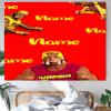 Personalized Hulk Hogan Background Tapestry,Custom Name Birthday Party,Multifunctional Wall Decoration for Home Decor,Various Occasions
