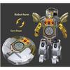 Fingertip Mechanical Gyroscope: Creative DIY Mecha Tank Transforming Robot – Educational and Stress-Relieving Toy for Children