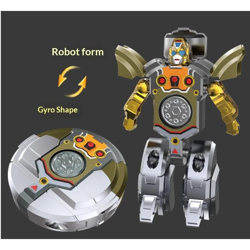 Fingertip Mechanical Gyroscope: Creative DIY Mecha Tank Transforming Robot – Educational and Stress-Relieving Toy for Children