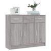 VidaXL Buffet sonoma gris 91x28x75 cm bois d'ingénierie 823014