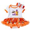 Infant Baby Girls Kids Skirts Set 2PC Romper + Headband Halloween Outfits