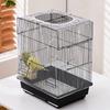 Nylon Mesh Bird Parrot Cage Guard Easy Cleaning Nylon Airy Fabric Birdcage Netting Cover Feather Feeding Anti-Splash Mesh cover