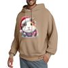 Men's Hooded Sweatshirt, Contrasting Color Sweatshirt, Sports   Casual Jacket