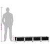 Raised Garden Bed 160 x 40 x 23 cm Polypropylene