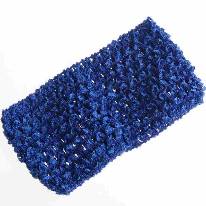 10PCS 7CM 2.76" Fashion Knit Headband for Hair Accessories Hollow Out Elastic Hairband for Headwear Hair Flowers