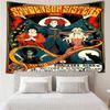 Halloween Horror Witch Quick-Dry Tapestry Hanging for Bedroom,Livingroom, Playroom,Decor Art Room Wall Tapestry Holiday and Birthday Gifts