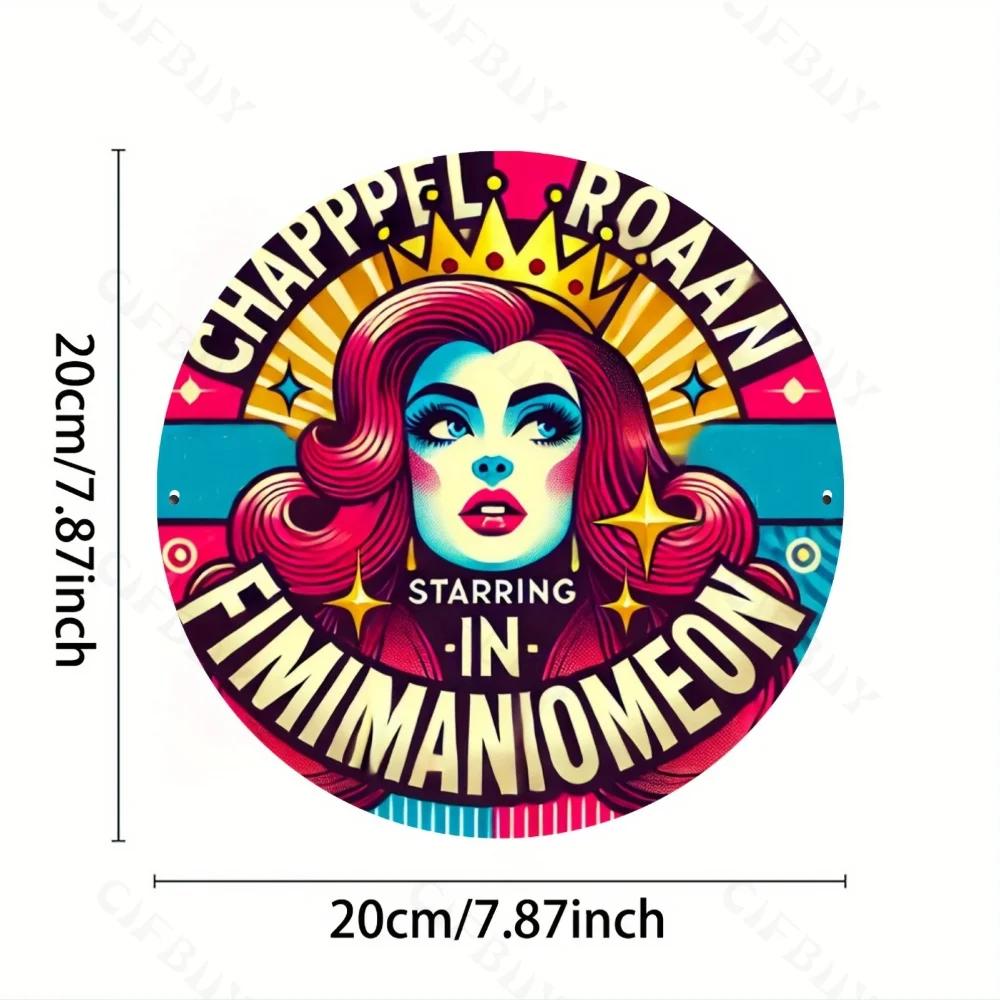 

Chappel Roan Металлическая настенная живопись, винтажный алюминиевый знак. Идеально подходит для декора дома или офиса.. Надежный подарок, подойдет для бара и улицы. L белый