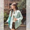 Lapel Long-sleeved Shirt Women's Autumn New Temperament Solid Color Casual Loose Top
