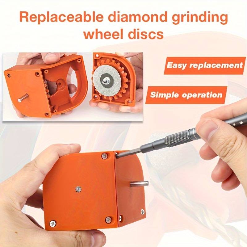 1PC Multipurpose Drill Bit Grinding Sharpener ,Electric Impact Drill Knife Sharpener ,Disposable Double-sided Polishing