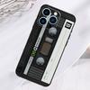 Cassette Mix Tape Phone Case For iPhone 17 Pro Max 16 15 13 12 11 14 Pro Max Plus 13 12 Mini 16e 17 Air Cover