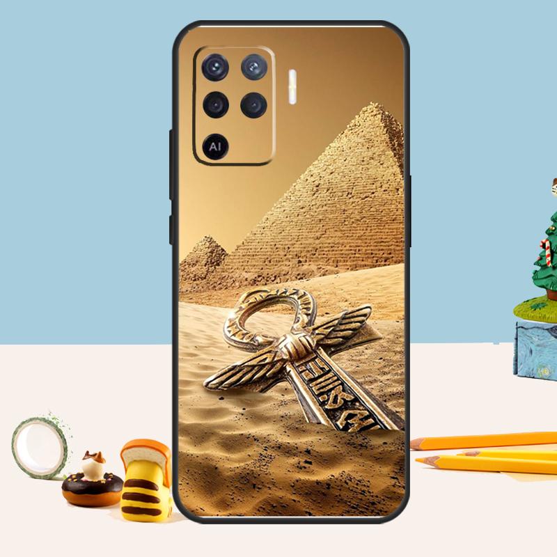 Egypt Pyramids Case For Oppo A80 A60 A40 A15 A16 A17 A57 A94 A74 A54 A76 A96 A18 A38 A58 A78 A98 A5 A6 Pro