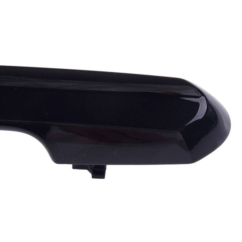 2Pcs Rear Left or Right Exterior Outside Door Handle Fit for Toyota Rav4 2017 2018    Black Plastic