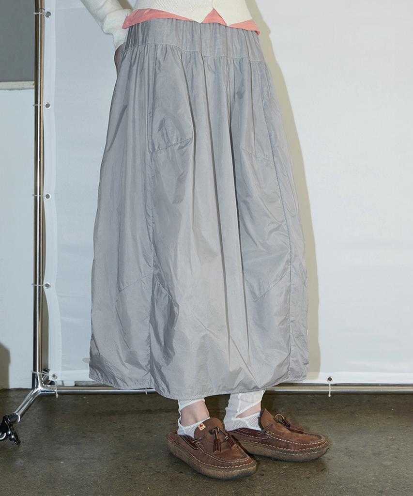 Monokeulom Bamon Balloon Skirt (Gray)