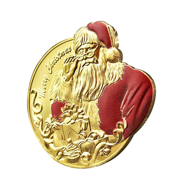 Christmas gifts, coins, creative coins, medals, holiday decorations, ornaments, Christmas gift, Stocking stuffers