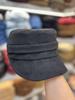 British Suede Equestrian Beret: Retro Flat Top Painter Hat for Autumn & Winter