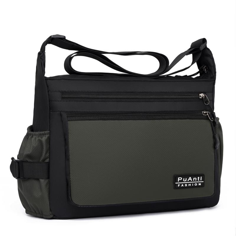 Fashion Waterproof Oxford Men's Messenger Bags Brand Designer Zipper Multifunctional Men's Shoulder Bags for Business