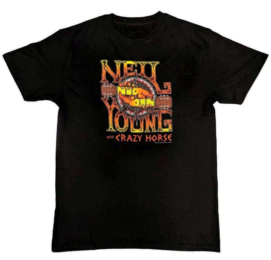 Neil Young T-Shirt Reprint Crazy Horse 96-97 Tour T-Shirt