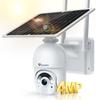 Ctronics Outdoor Solar Security PC Human Deterrent Alarm FTP 5DBi Multiple Camera Family Smartphone No Power Supply or Wiring Security Sticker Cloud