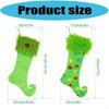 Large Christmas Stocking Fabric Hanging Sock for Mantels and Holiday Packaging