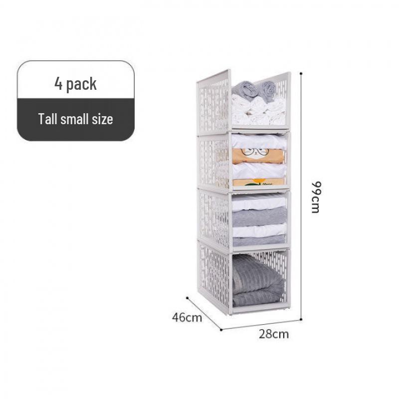 Pull-out Wardrobe and Desktop Storage Rack for Dormitory and Bedroom