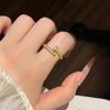 Elegant Adjustable Full Diamond Open Ring for Women – Versatile Xiaohongshu Style