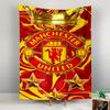 Tapestry Manchester United FC Crown Gold Stars Marble Crest Wall Hanging