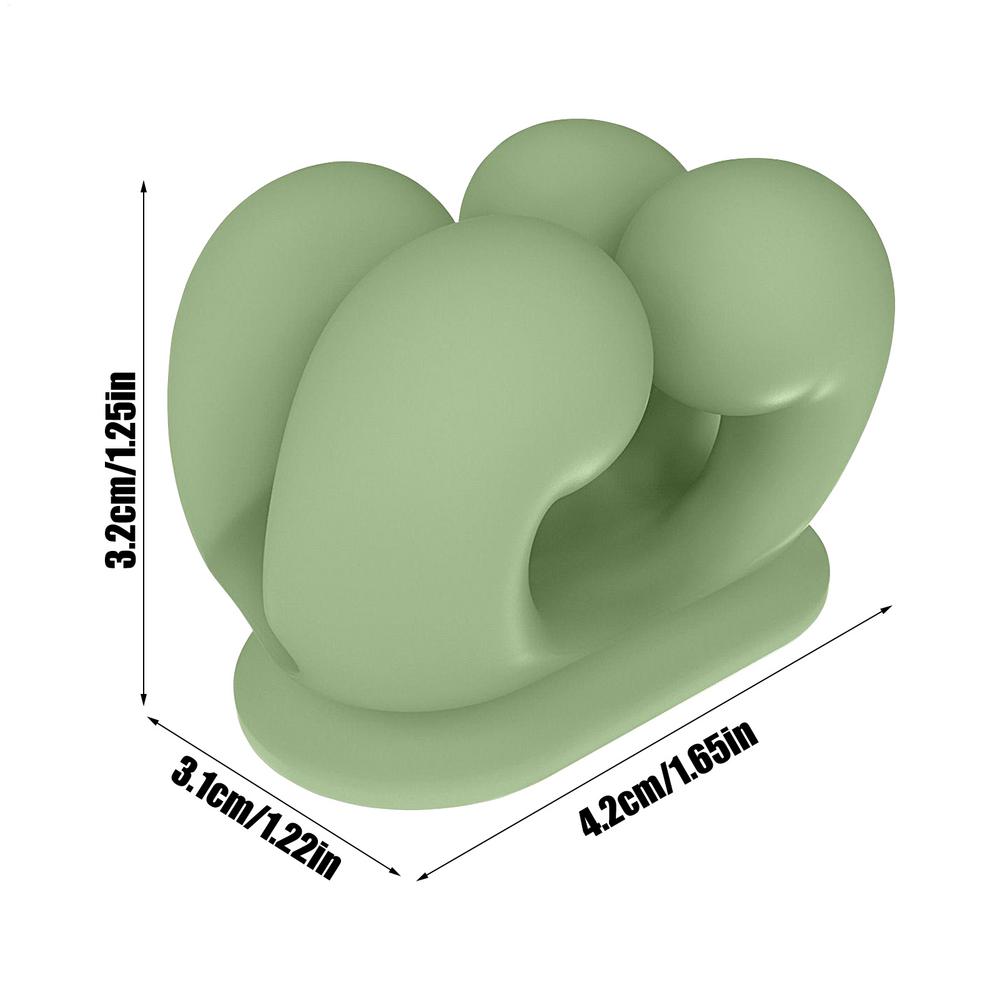 

Silicone Toothbrush Holder Lipstick Car Holder Removable Wall Hanger Multi Purpose Clips Seamless For Door Women Kitchen зелёный