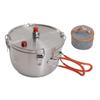 Micro Pressure Pot Foldable Handles MicroPressure Cooking Locking Latch Cookware Without Steamer