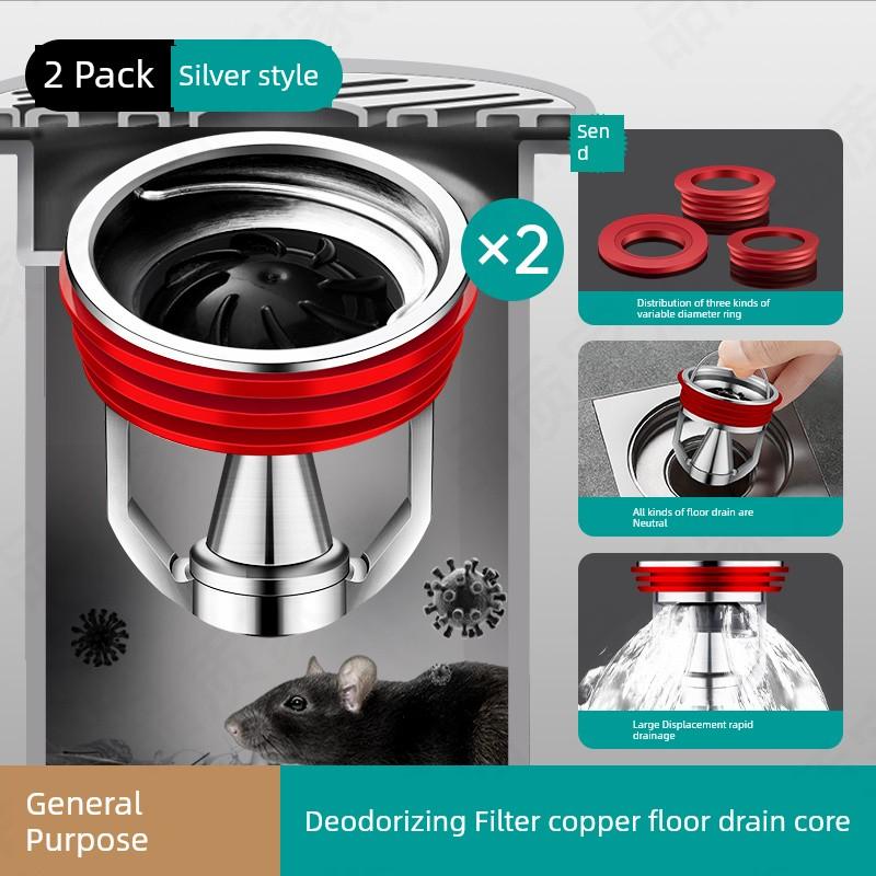 Italian Floor Drain Odor Preventer Bathroom Sewer Anti-Odor Handy Gadget Toilet Anti-Odor Inner Core Deodorant Sealing Cover