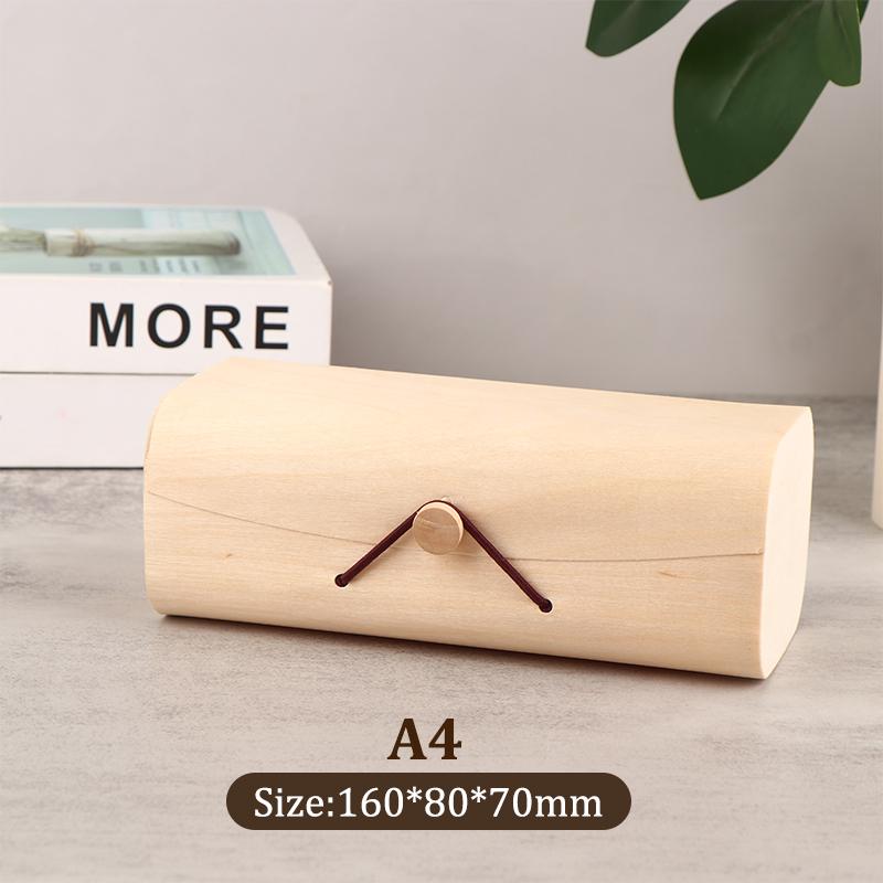 

1 шт. деревянная коробка для хранения, простая деревянная коробка с крышкой, подарочные коробки, изогнутый подарочный упаковочный чехол для дома, товары для хранения, украшения, органические ювелирные изделия