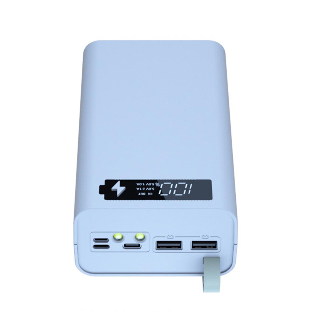 12 Slot 18650 Battery Charger for Case Power Bank DIY Tools Dual USB Battery Box
