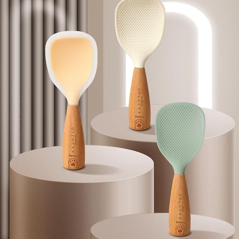 Creativity Silicone Rice Spoon Washable Lightweight Rice Spoon for Daily Use