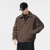 2025 Winter American Style Lambswool Lapel Men's Retro Cotton Jacket – Thickened Casual Workwear Coat