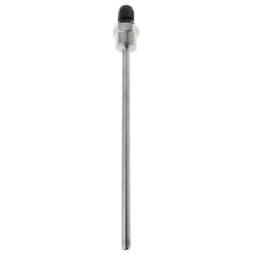 30-200mm Thermowell 304 Stainless Steel 1/2 BSP=G Thread OD6mm Immersion Sleeve Pocket For Temperature Sensor Household Supply