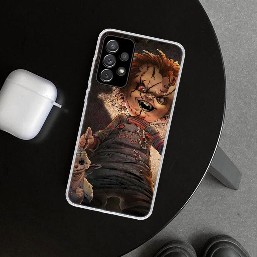 Chucky Doll Horror Movie Phone Case Cover for Samsung Galaxy A12 A22 A32 A52 A72 A02S A51 A50S A31 A20S A10S Note 20 Ultra 10 Pl